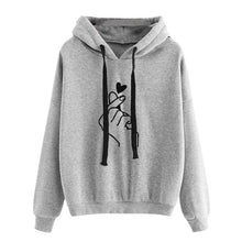 Load image into Gallery viewer, Women Hoodies Casual Planet Print Solid Color Loose Drawstring Sweatshirt Fashion Long Sleeve Hooded Female Tops